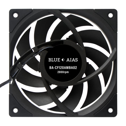 銅軸FDBケースファン120mm 静音 高耐久PWM2800rpm Ainex BA-CF120AMBA02