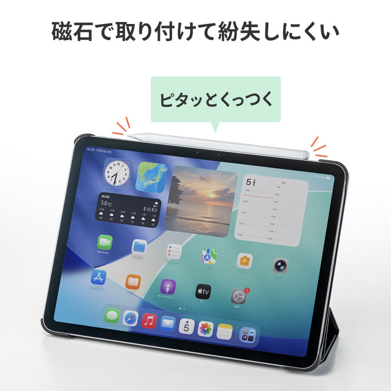 Apple iPad専用充電式極細タッチペン ホワイト PDA-PEN60W SANWA SUPPLY