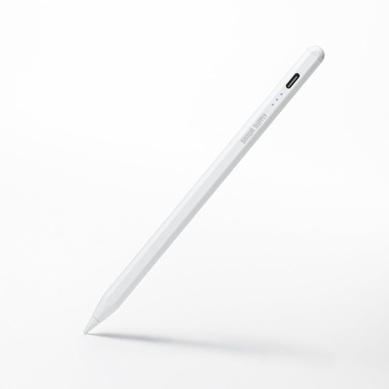 Apple iPad専用充電式極細タッチペン ホワイト PDA-PEN60W SANWA SUPPLY