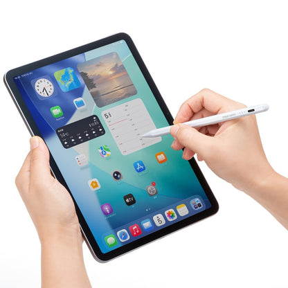 Apple iPad専用充電式極細タッチペン ホワイト PDA-PEN60W SANWA SUPPLY