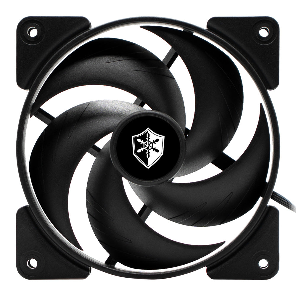 Zephyros Black ケースファン 120mm PWM BA-CF120AMZR-BK Ainex
