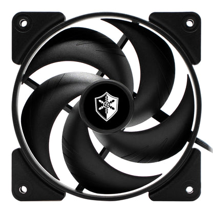 Zephyros Black ケースファン 120mm PWM BA-CF120AMZR-BK Ainex