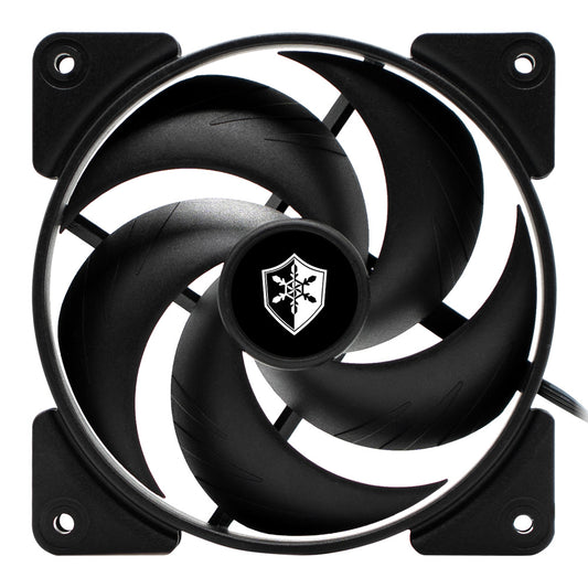 Zephyros Black ケースファン 120mm PWM BA-CF120AMZR-BK Ainex