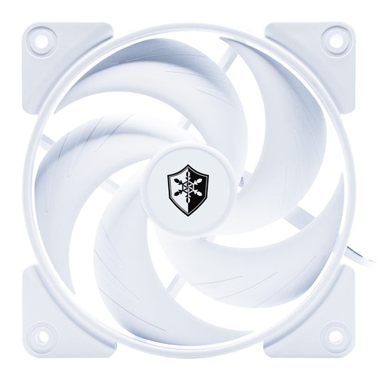Zephyros White ケースファン 120mm PWM BA-CF120AMZR-WH ゼピュロス ホワイト Ainex