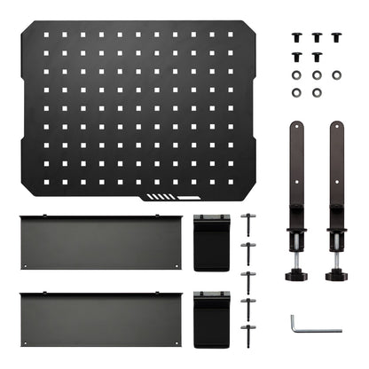 デスク用有孔ボード  パンチングボード、ペグボード ランプ式 Ainex PEG-SET01