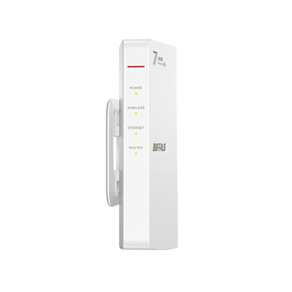 Wi-Fi 7(11be)対応デュアルバンドWi-Fiルーター 2882+688Mbps AirStation WSR3600BE4P-WH