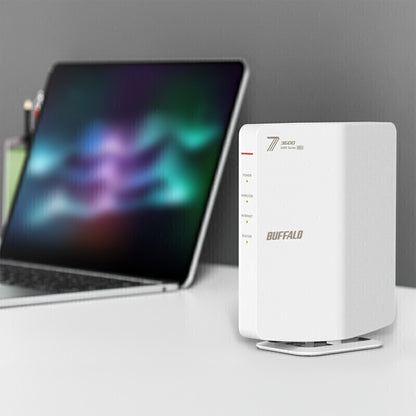 Wi-Fi 7(11be)対応デュアルバンドWi-Fiルーター 2882+688Mbps AirStation WSR3600BE4P-WH