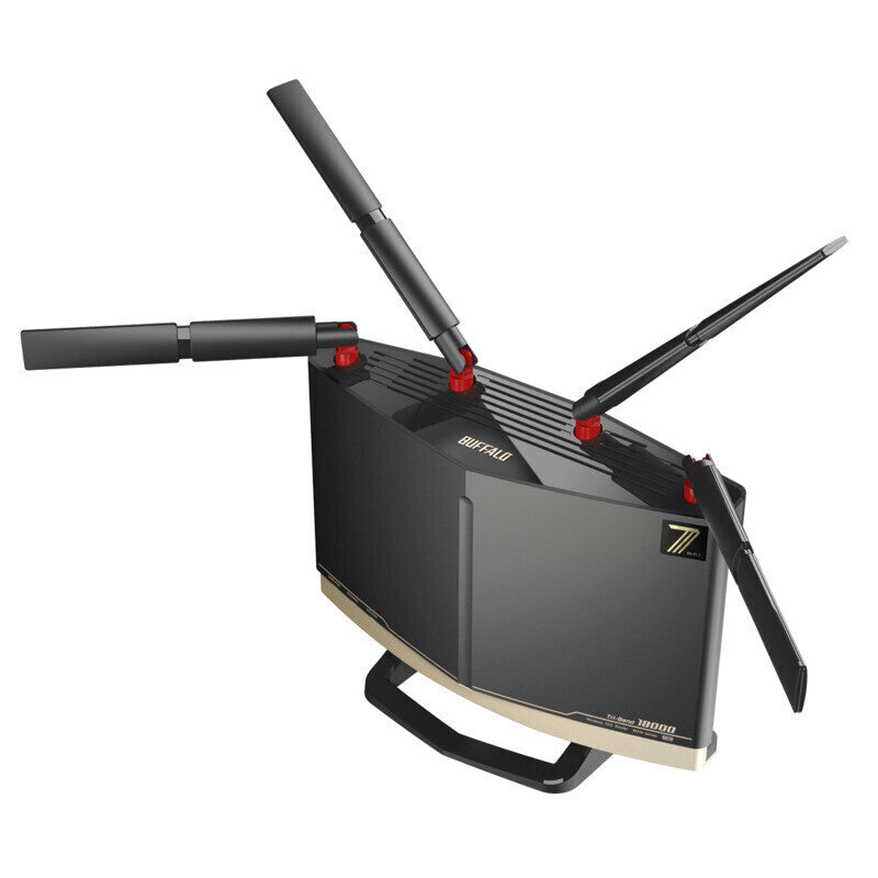 Wi-Fi 7(11be)対応トライバンドWi-Fiルーター 11529+5764+688Mbps AirStation WXR18000BE10P