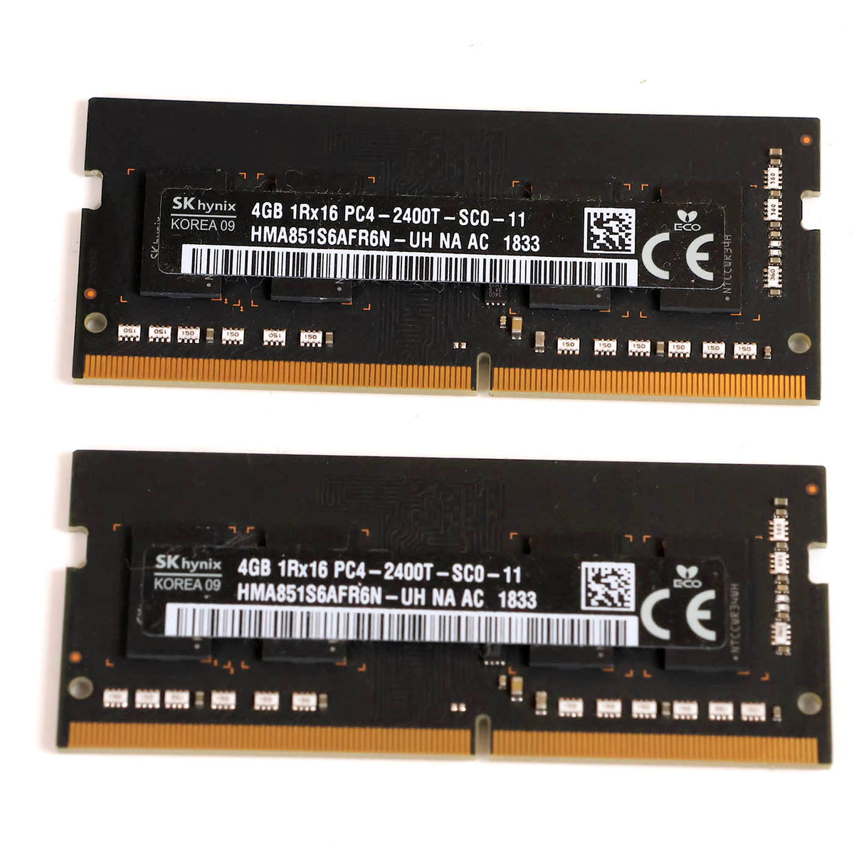 中古 DDR4メモリ 4GB x2 HMA851S6AFR6N-UH SK hynix