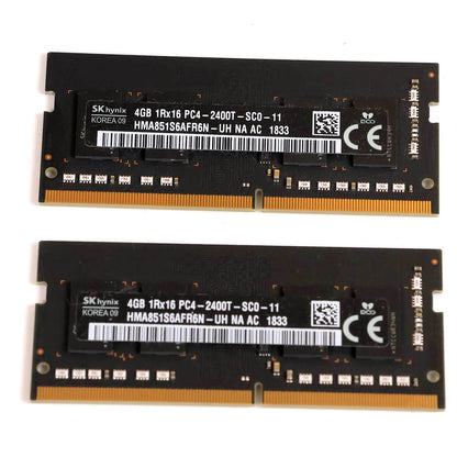 中古 DDR4メモリ 4GB x2 HMA851S6AFR6N-UH SK hynix