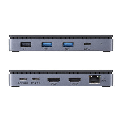 USB Type-Cドッキングステーション USB-CVDK15N HDMI LAN SANWA SUPPLY