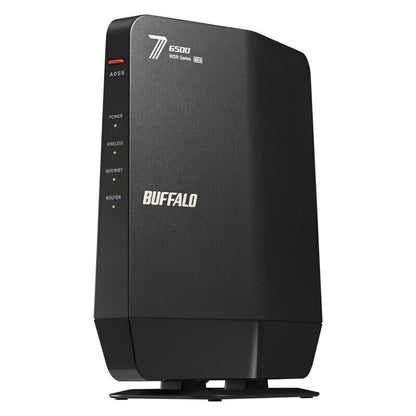 Wi-Fi 7 11be 対応デュアルバンドWi-Fiルーター 5764+688Mbps AirStation WSR6500BE6P-BK BUFFALO