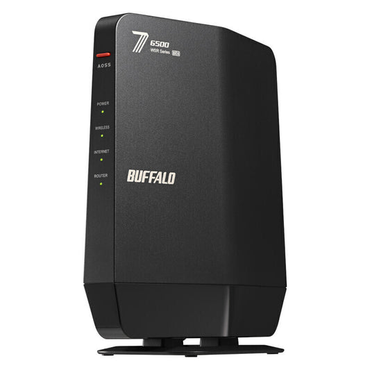 Wi-Fi 7 11be 対応デュアルバンドWi-Fiルーター 5764+688Mbps AirStation WSR6500BE6P-BK BUFFALO