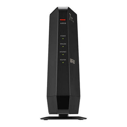 Wi-Fi 7 11be 対応デュアルバンドWi-Fiルーター 5764+688Mbps AirStation WSR6500BE6P-BK BUFFALO