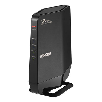 Wi-Fi 7 11be 対応デュアルバンドWi-Fiルーター 5764+688Mbps AirStation WSR6500BE6P-BK BUFFALO