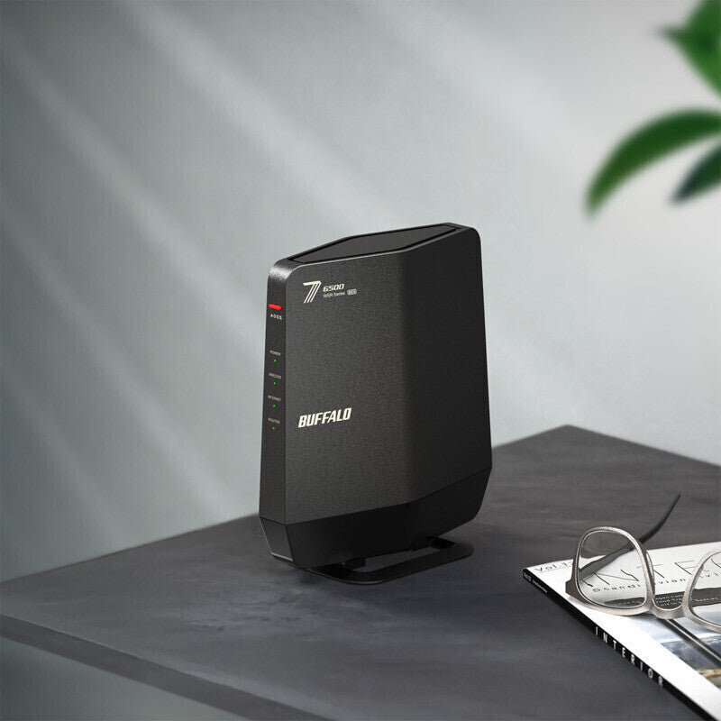 Wi-Fi 7 11be 対応デュアルバンドWi-Fiルーター 5764+688Mbps AirStation WSR6500BE6P-BK BUFFALO